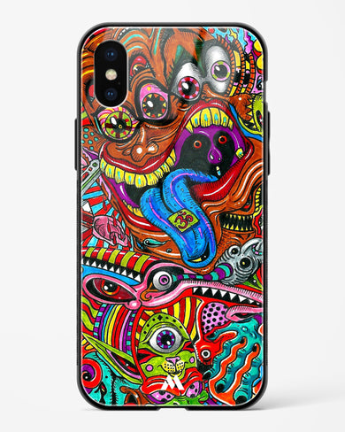 Psychedelic Monster Art Glass Case Phone Cover (Apple)