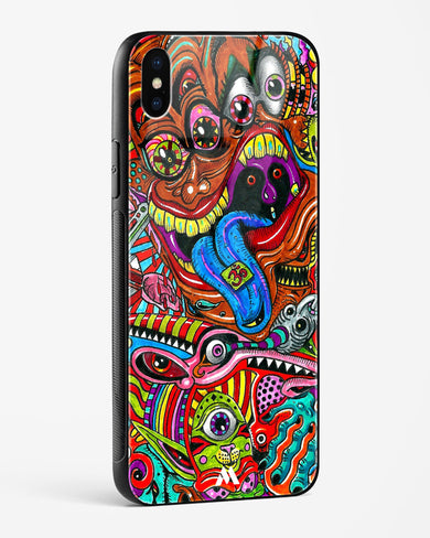 Psychedelic Monster Art Glass Case Phone Cover (Apple)