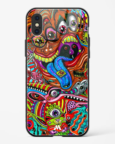 Psychedelic Monster Art Glass Case Phone Cover (Apple)