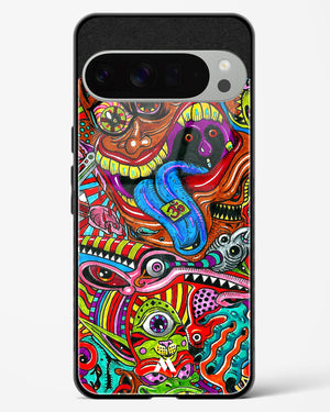Psychedelic Monster Art Glass Case Phone Cover (Google)