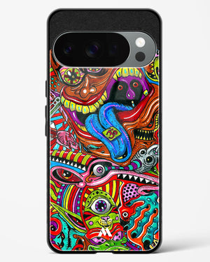 Psychedelic Monster Art Glass Case Phone Cover (Google)