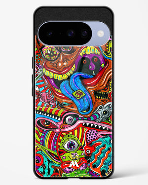 Psychedelic Monster Art Glass Case Phone Cover (Google)