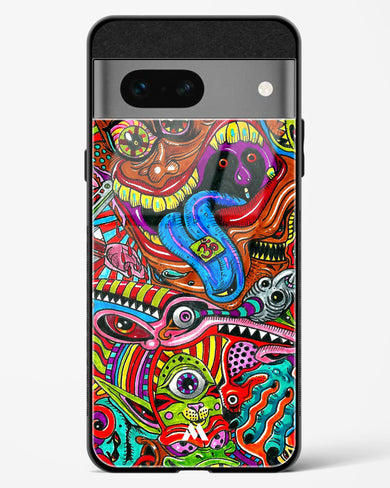 Psychedelic Monster Art Glass Case Phone Cover (Google)