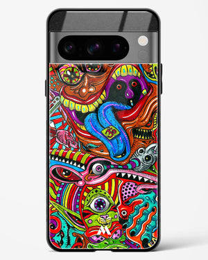Psychedelic Monster Art Glass Case Phone Cover-(Google)