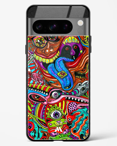 Psychedelic Monster Art Glass Case Phone Cover (Google)