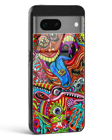 Psychedelic Monster Art Glass Case Phone Cover (Google)