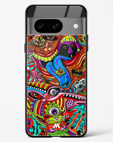 Psychedelic Monster Art Glass Case Phone Cover (Google)