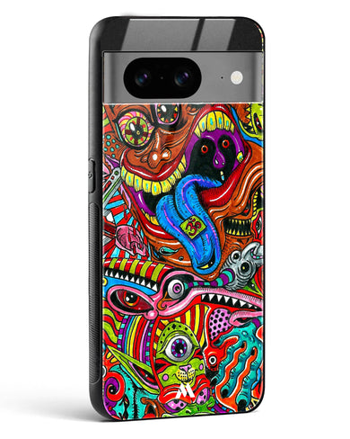 Psychedelic Monster Art Glass Case Phone Cover (Google)