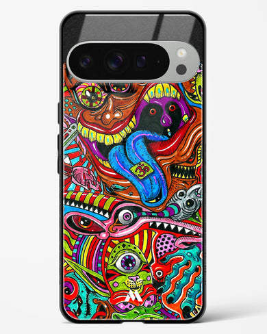 Psychedelic Monster Art Glass Case Phone Cover (Google)