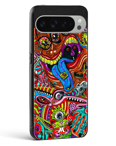 Psychedelic Monster Art Glass Case Phone Cover (Google)