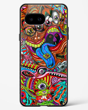 Psychedelic Monster Art Glass Case Phone Cover (Google)