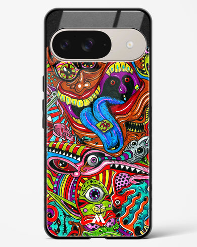 Psychedelic Monster Art Glass Case Phone Cover (Google)