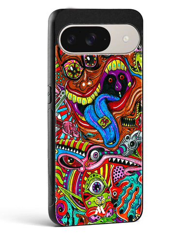 Psychedelic Monster Art Glass Case Phone Cover (Google)