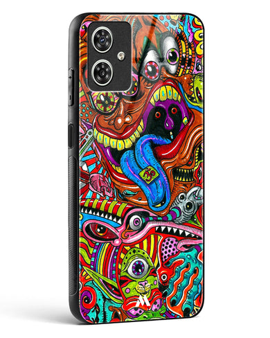 Psychedelic Monster Art Glass Case Phone Cover (Motorola)