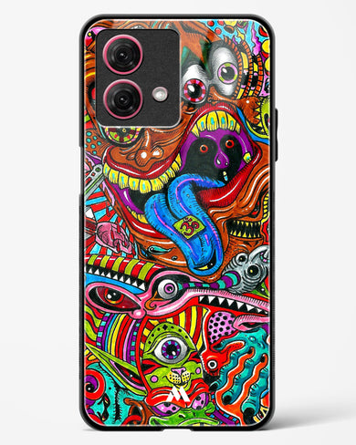 Psychedelic Monster Art Glass Case Phone Cover (Motorola)