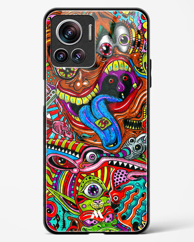 Psychedelic Monster Art Glass Case Phone Cover (Motorola)