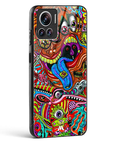 Psychedelic Monster Art Glass Case Phone Cover (Motorola)