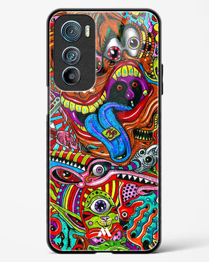 Psychedelic Monster Art Glass Case Phone Cover-(Motorola)