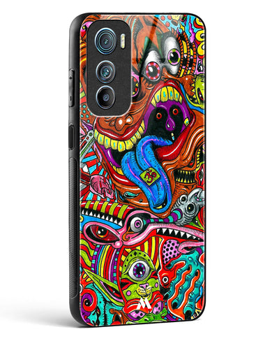 Psychedelic Monster Art Glass Case Phone Cover (Motorola)