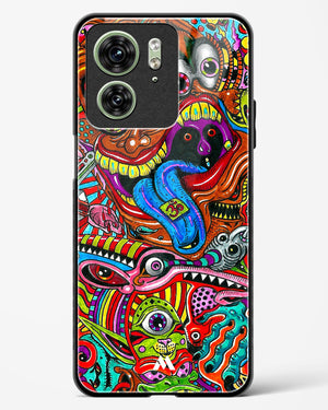 Psychedelic Monster Art Glass Case Phone Cover (Motorola)