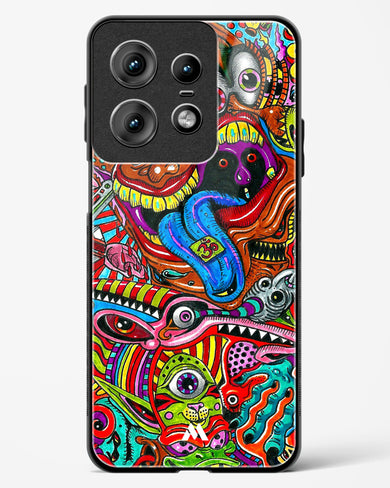 Psychedelic Monster Art Glass Case Phone Cover (Motorola)