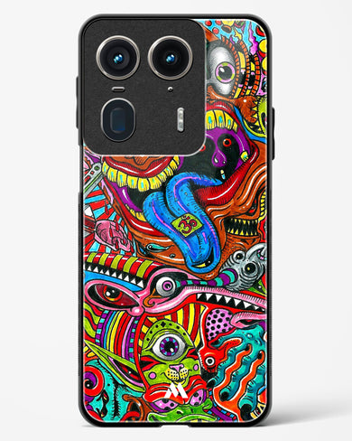 Psychedelic Monster Art Glass Case Phone Cover (Motorola)