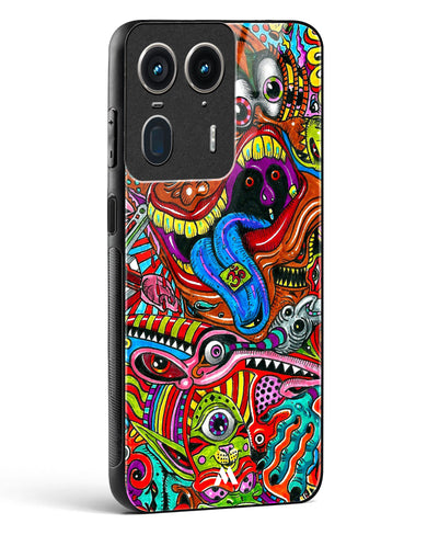 Psychedelic Monster Art Glass Case Phone Cover (Motorola)