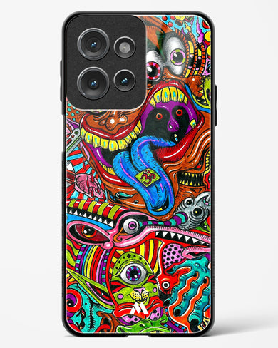 Psychedelic Monster Art Glass Case Phone Cover (Motorola)