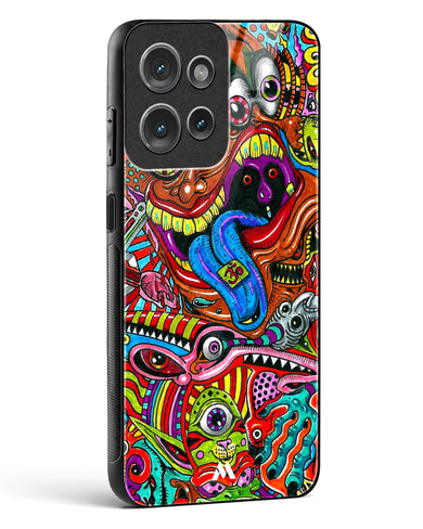 Psychedelic Monster Art Glass Case Phone Cover (Motorola)