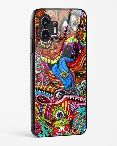 Psychedelic Monster Art Glass Case Phone Cover (Nothing)