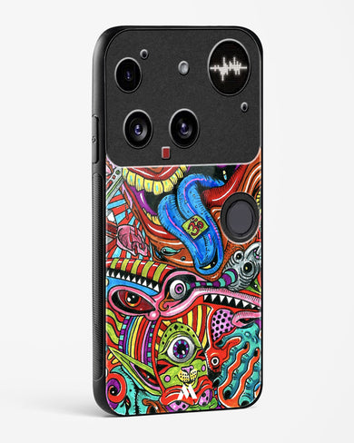 Psychedelic Monster Art Glass Case Phone Cover (Nothing)