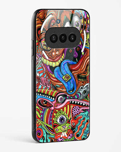 Psychedelic Monster Art Glass Case Phone Cover (Nothing)