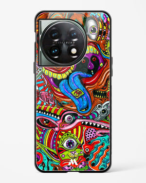 Psychedelic Monster Art Glass Case Phone Cover (OnePlus)