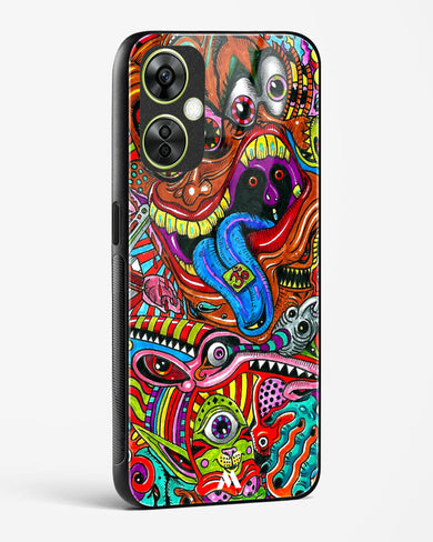 Psychedelic Monster Art Glass Case Phone Cover (OnePlus)