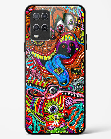 Psychedelic Monster Art Glass Case Phone Cover (Oppo)