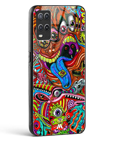 Psychedelic Monster Art Glass Case Phone Cover (Oppo)