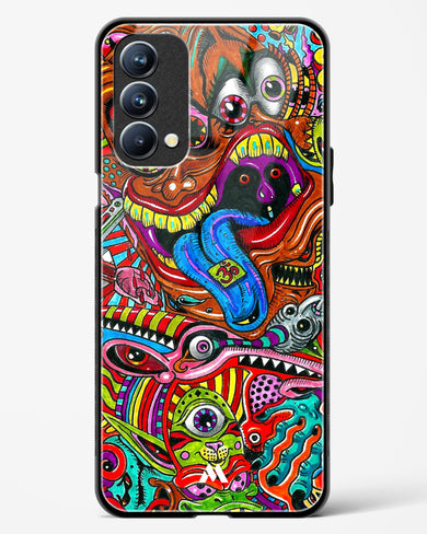 Psychedelic Monster Art Glass Case Phone Cover (Oppo)