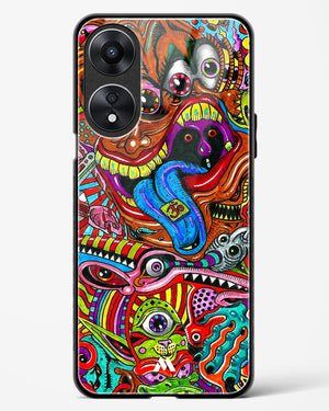 Psychedelic Monster Art Glass Case Phone Cover (Oppo)