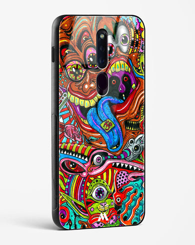 Psychedelic Monster Art Glass Case Phone Cover (Oppo)