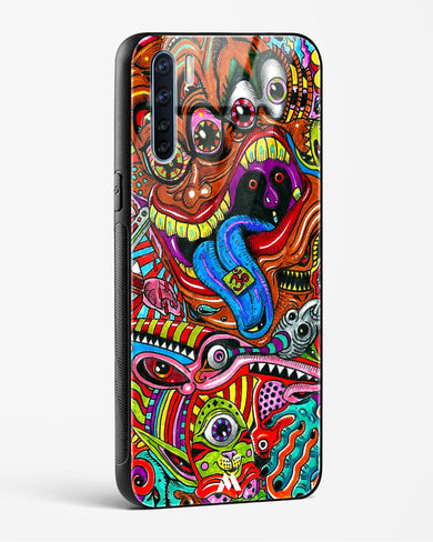 Psychedelic Monster Art Glass Case Phone Cover (Oppo)