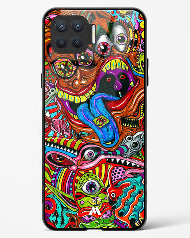 Psychedelic Monster Art Glass Case Phone Cover (Oppo)