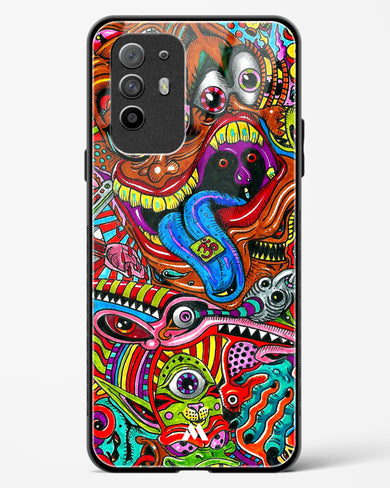 Psychedelic Monster Art Glass Case Phone Cover (Oppo)