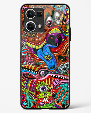 Psychedelic Monster Art Glass Case Phone Cover (Oppo)