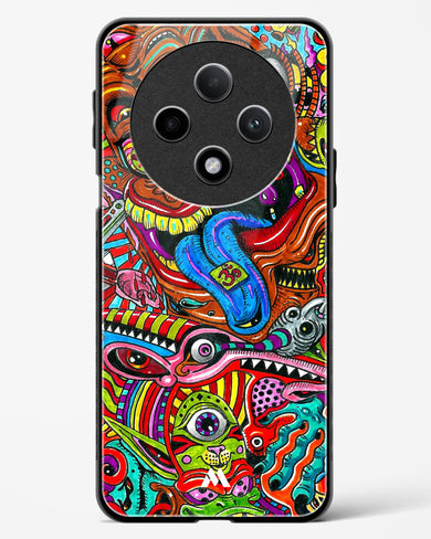 Psychedelic Monster Art Glass Case Phone Cover (Oppo)