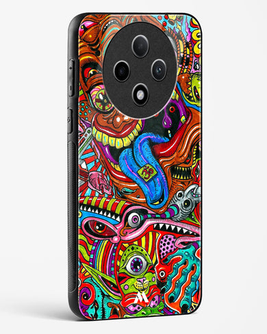 Psychedelic Monster Art Glass Case Phone Cover (Oppo)
