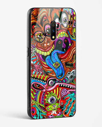 Psychedelic Monster Art Glass Case Phone Cover (Oppo)