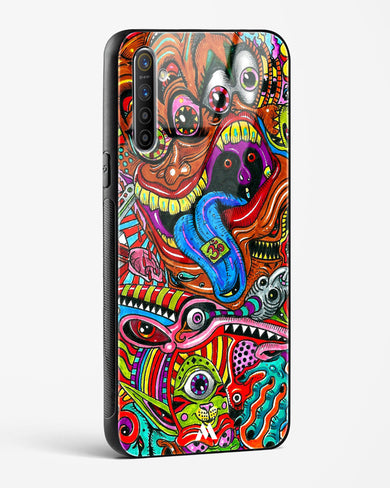 Psychedelic Monster Art Glass Case Phone Cover-(Oppo)