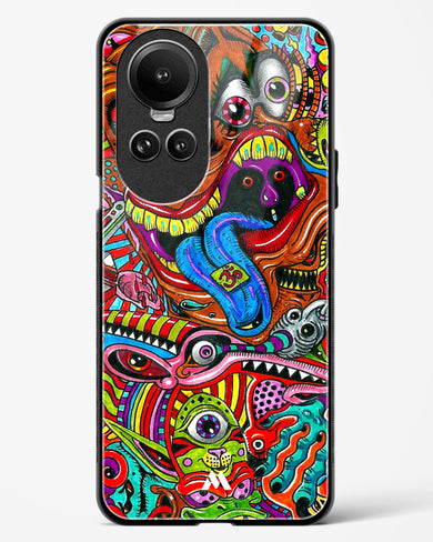 Psychedelic Monster Art Glass Case Phone Cover (Oppo)