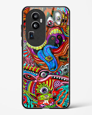 Psychedelic Monster Art Glass Case Phone Cover (Oppo)