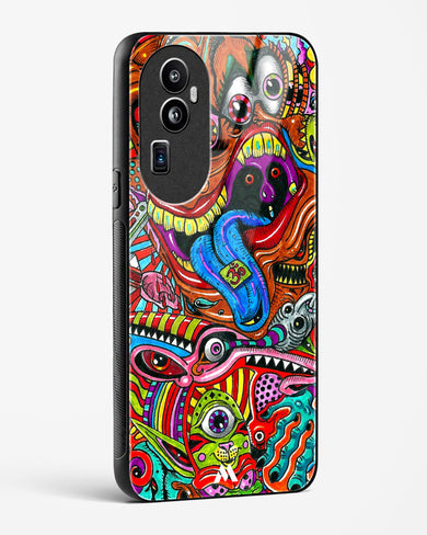 Psychedelic Monster Art Glass Case Phone Cover (Oppo)